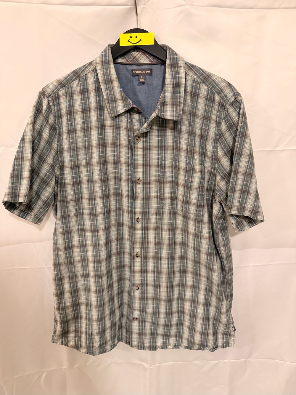 Mens Toad&Co Short Sleeve Button Down Shirt